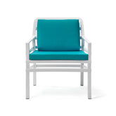 Nardi Aria Fauteuil avec coussins de différentes couleurs Made in Italy